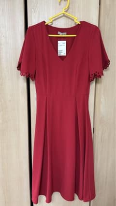 ワンピース　ドレス　H&M  赤のサムネイル