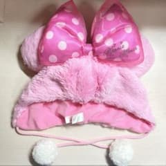 【美品】ディズニー ミニー ファンキャップ ピンクのサムネイル