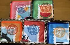 カフェベローチェ 40周年 黒猫ハンドタオル 5枚セット