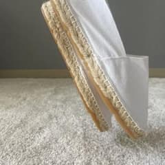 ホワイトキャンバスエスパドリーユ Espadrillesのサムネイル