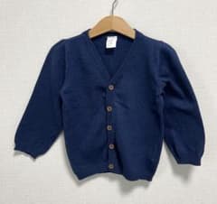 Thumbnail of H&M カーディガン 長袖 紺 90cm
