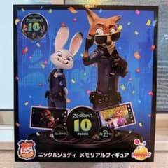 ハッピーくじ　ズートピア　ラスト賞　ニック&ジュディ　メモリアルフィギュア ズートピア 10周年記念 Happyくじ ラストワン賞 フィギュア - メルカリ