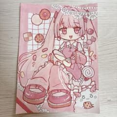 手描きイラスト　アナログイラスト　オリジナルイラスト　アクリル画 m94099323751_1.jpg?1756738588