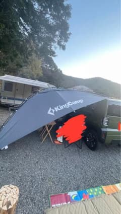 カーサイドタープ　キングキャンプのサムネイル