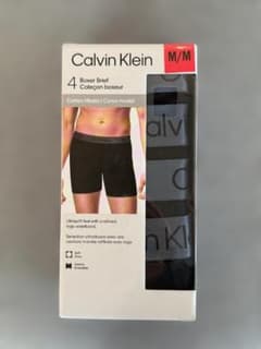 Calvin Klein ボクサーブリーフ 黒 4枚組 Mサイズのサムネイル