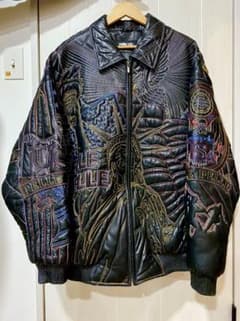 専用 PELLE PELLE 自由の女神 キルティング レザージャケット44 PELLE PELLE 