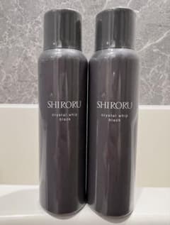 SHIRORU crystal whip black 120g 2本セット - メルカリ