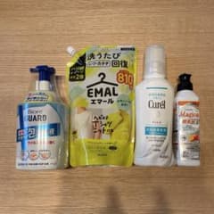 【日用品まとめ】洗濯洗剤 柔軟剤 食器用洗剤 消毒液　セットのサムネイル
