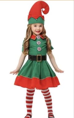 キッズ エルフ コスプレ衣装 クリスマス