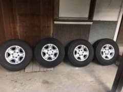 95プラド純正ホイール 5本タイヤ付き - メルカリ