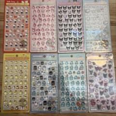 サンリオ ボンボンドロップシール ミニ 8種セット　正規購入品のサムネイル