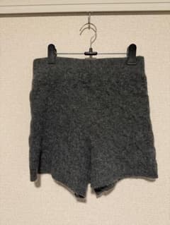 ニットショートパンツ グレーのサムネイル