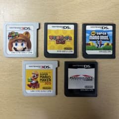マリオシリーズ3DS/DS ソフト 5本セットのサムネイル