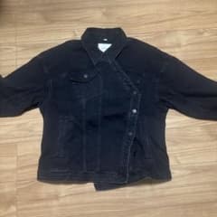 GU rokh コラボ デニムジャケット ブラック 3XL - メルカリ
