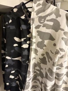 A BATHING APE シャークパーカー カモフラ XL