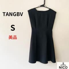 TANGBV 민소매 원피스 A 라인 미니 길이 포멀 드레스