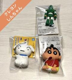 クレヨンしんちゃん　ひらペタマスコット　ラバーキーホルダー　シロ　カンタムロボ