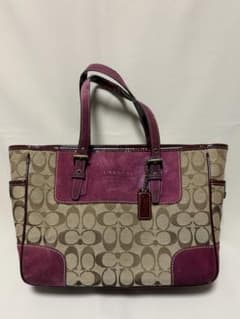 Coach トートバッグ ワインカラーのサムネイル