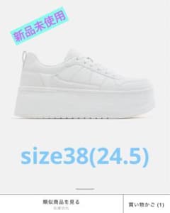 ZARA 完売 プラットフォーム スニーカーのサムネイル