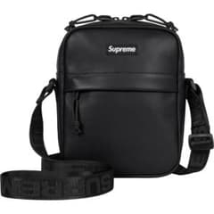 Supreme ショルダーバッグ ブラック　レザーのサムネイル