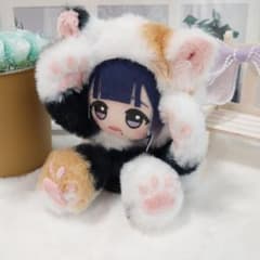 三毛だらけ⑰ あざとポーズ おすわりぬい服 ちびぐるみ対応 ぬい服