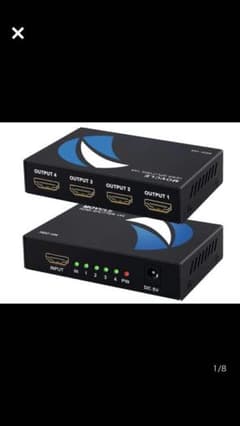 HDMI 自動切替 1入力4出力 スプリッター 4K 3D 60HZ ps4のサムネイル