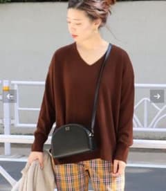 カシミア 100% JOURNAL STANDARD  上質ブラウン ニットのサムネイル