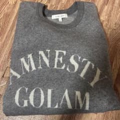 GLOBAL WORK AMNESTY GOLAM セーター Mサイズ グレーのサムネイル