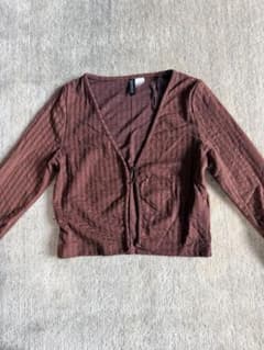 ブラウンカーディガン　トップス　ブラウス　H&M ZARAのサムネイル