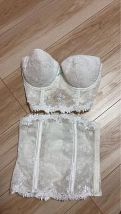 mi　Wacoal ブライダルインナー ビスチェ E65 ホワイト WACOAL BRIDAL ブライダルインナー E65 - メルカリ