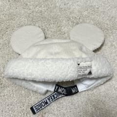 東京ディズニーリゾート ミッキー帽子　白　もこもこのサムネイル