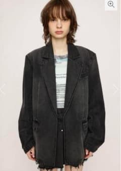 SLY JEANS ブラック デニムジャケットのサムネイル