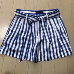 お値下げしますPoloRalphLaurenストライプショートパンツサイズ2のサムネイル