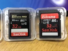 SanDisk Extreme /PRO SDHCカード 32GB 2枚のサムネイル