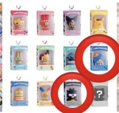 サンリオキャラクターズ　チョコボックス　タキシードサム　バットばつ丸のサムネイル