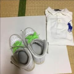 【10月迄】NIKE☆ハイカットスニーカーとポロシャツセットのサムネイル