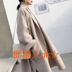 M/サイドスリット ガウン コート ＊試着のみのサムネイル