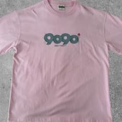9090 Tシャツ 半袖 ピンク ロゴ刺繍のサムネイル