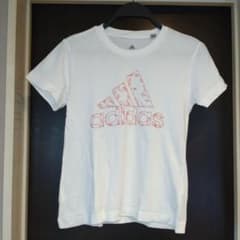 【新品未使用品】adidas 半袖 Tシャツ ホワイト 花柄ロゴのサムネイル