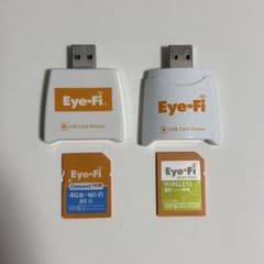 Eye-Fi SDカード 4GB 2枚セット USBカードリーダー付きのサムネイル