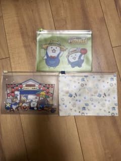 にゃんこ大戦争 にゃんこ大商店 開運招福 ノベルティ ポーチ 3個セット 非売品のサムネイル