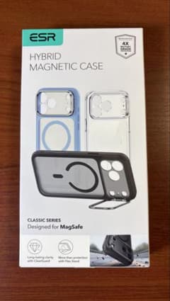 ESR iPhone 18 Pro ケースFlexスタンド（クリアブラック）