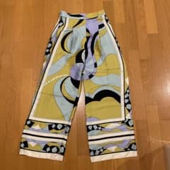 ZARA 抽象パターンパンツ XSのサムネイル