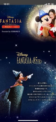 Disney FANTASIA 85thAnniversary 한정 컬렉션