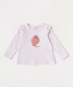 プティマイン プティプラGIRLS長袖Tシャツ 苺のサムネイル