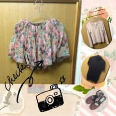 花柄 キュロットのサムネイル