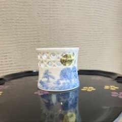 無形文化財 13代玉泉作 染付山水文尺立　共箱 茶道具 三川内焼 三川内焼 十四代玉泉作 蓋置 - メルカリ