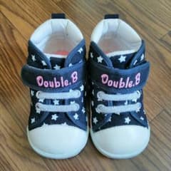 ミキハウス double-B シューズ スター柄のサムネイル
