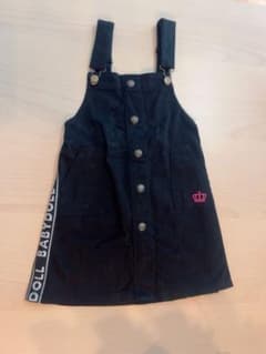 BABYDOLL ジャンバースカート ブラックのサムネイル
