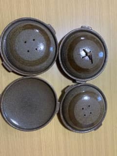 【まとめ買い割引あり】陶器製 蓋付き直火皿（蓋皿各3個セット＋皿のみおまけ1個のサムネイル